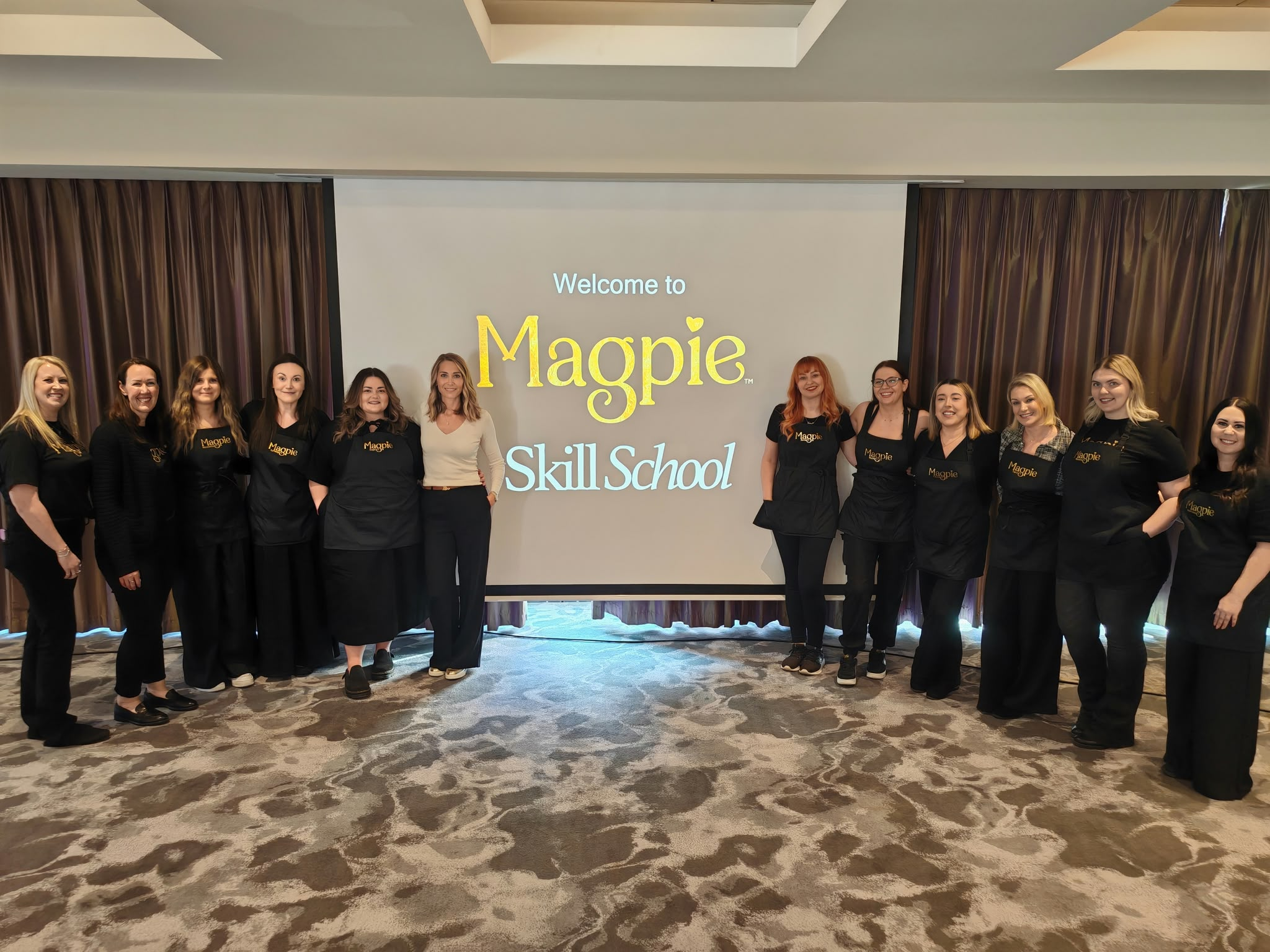 Team Magpie together at Skill School